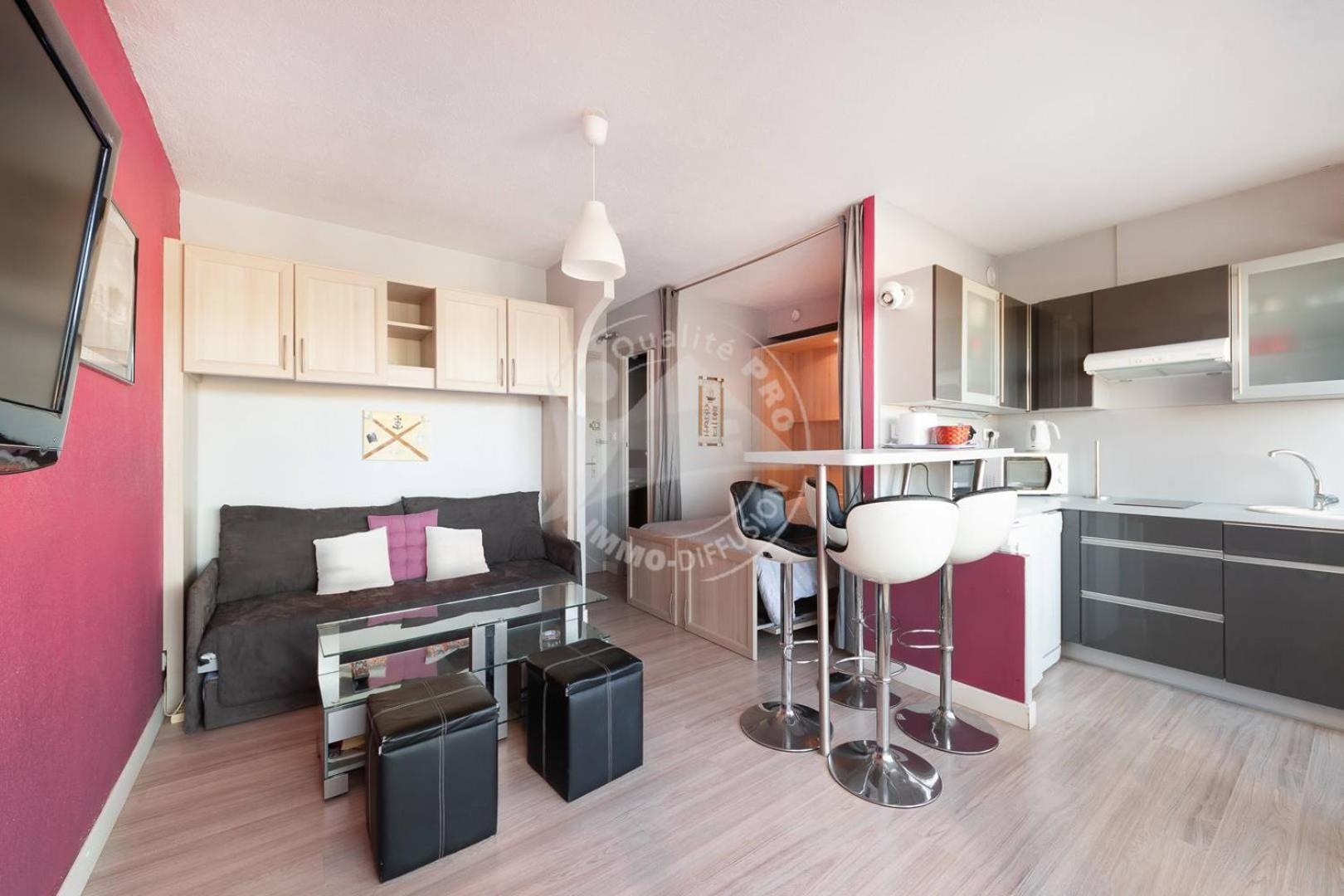 AS9557 - Studio vue sur la mer avec parking privé proche centre ville Le Grau-du-Roi Exteriör bild